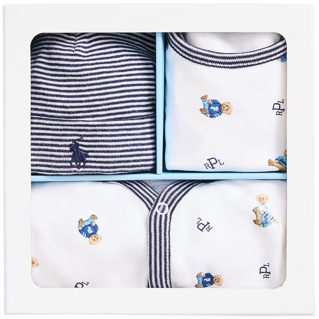 Printed Baby Set Navy